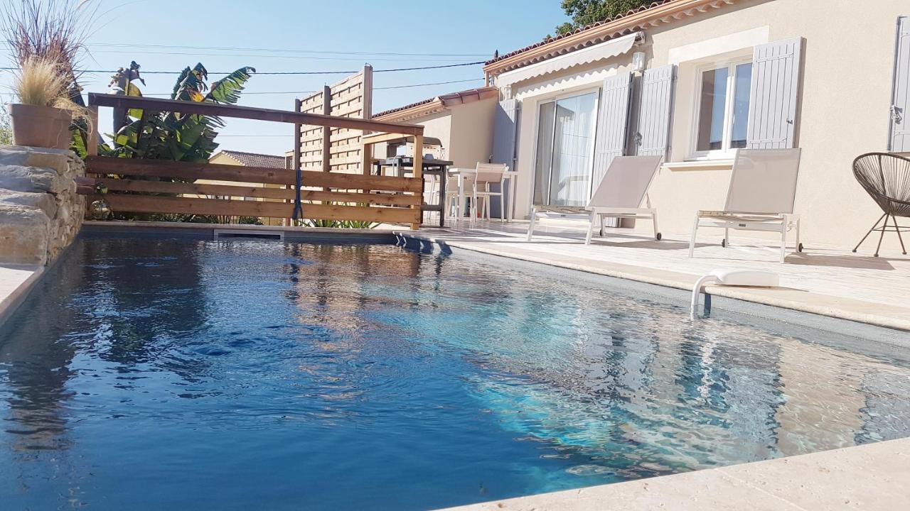 Charmante Villa Dans Un Village Paisible Aux Portes D'Uzes Et Des Cevennes Saint-Hippolyte-de-Caton Exterior foto